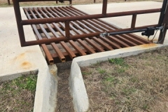 heavy-duty-custom-welded-gate-square-tubing-cattle-guard-concrete-flume
