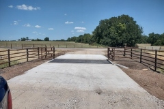 welded-gate-concrete-apron-cattle-guard